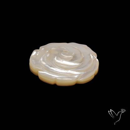 Mother Of Pearl Flower Carving