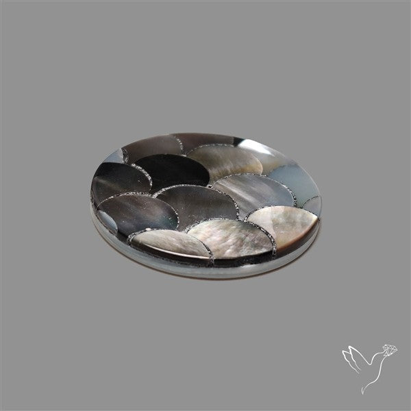 Tahitian Mother Of Pearl Carving Inlay