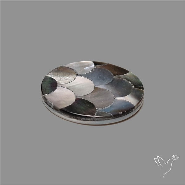 Tahitian Mother Of Pearl Carving Inlay