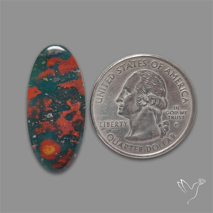 Bloodstone Cabochon