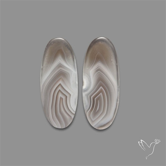 Botswana Agate Pair