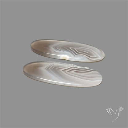 Botswana Agate Pair