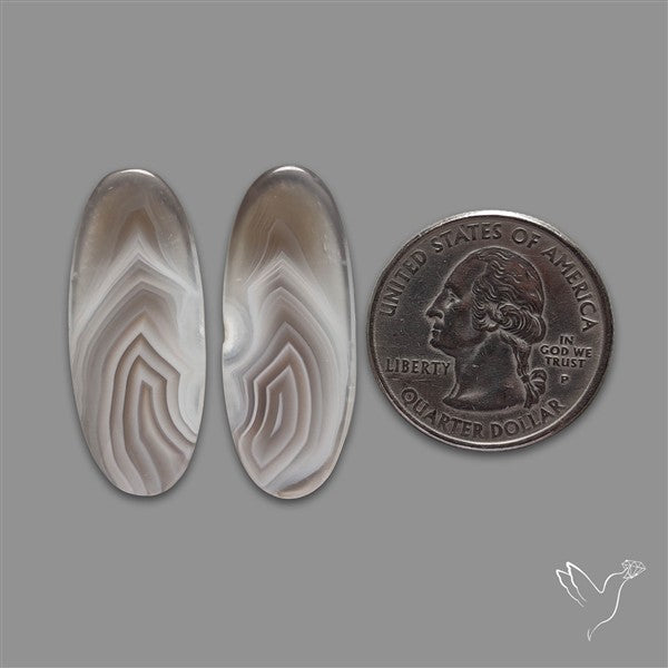 Botswana Agate Pair