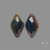 Rose Cut Sapphire Pair