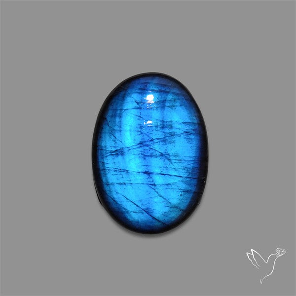 Deep Blue Labradorite Cabochon