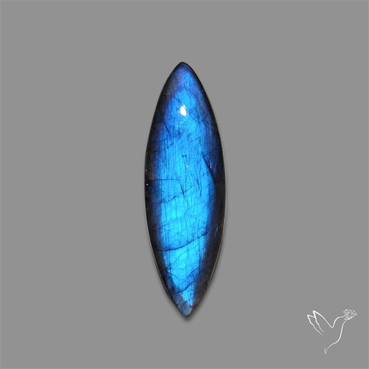 Deep Blue Labradorite Cabochon