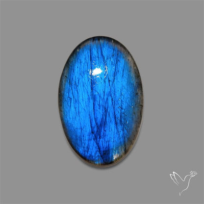 Deep Blue Labradorite Cabochon