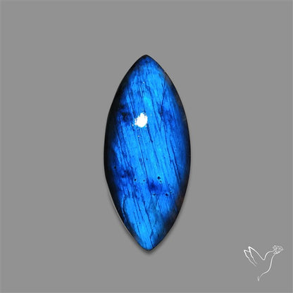 Deep Blue Labradorite Cabochon