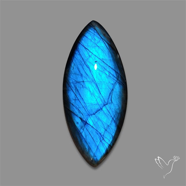 Deep Blue Labradorite Cabochon