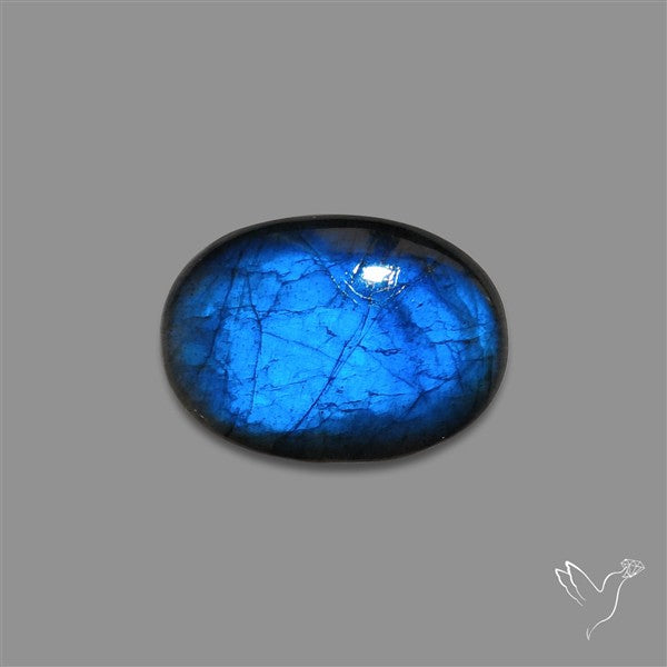Deep Blue Labradorite Cabochon