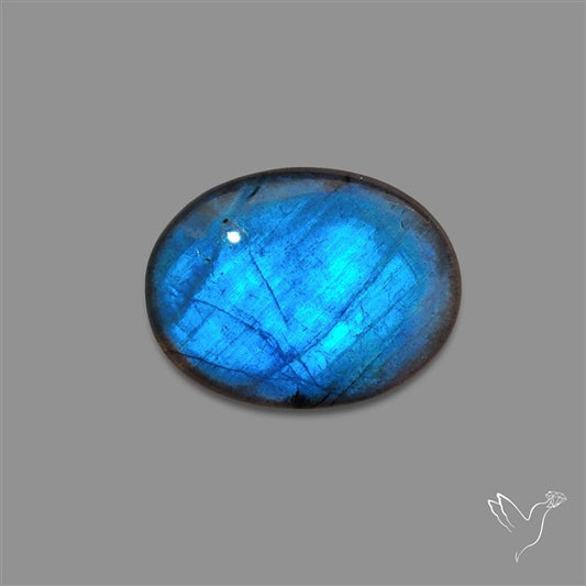Deep Blue Labradorite Cabochon