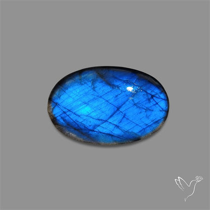 Deep Blue Labradorite Cabochon