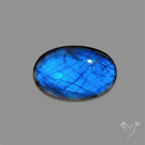 Deep Blue Labradorite Cabochon