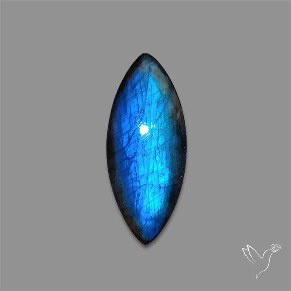Deep Blue Labradorite Cabochon
