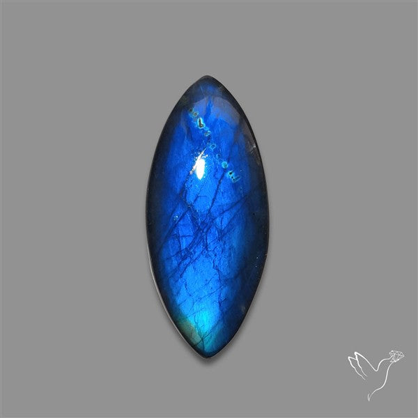 Deep Blue Labradorite Cabochon