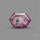 Rare Trapiche Ruby Slice Reddish Purple