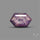 Rare Trapiche Ruby Slice Reddish Purple