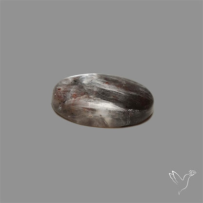 Black Moonstone With Sunstone Inclusions Cabochon