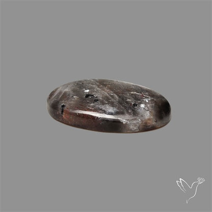 Black Moonstone With Sunstone Inclusions Cabochon