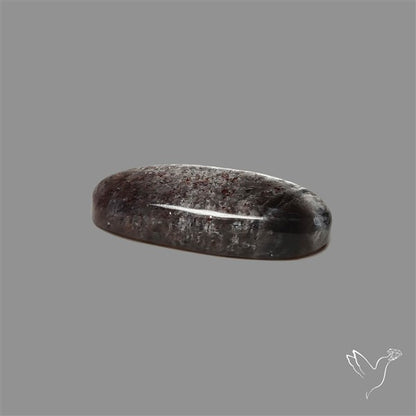 Black Moonstone With Sunstone Inclusions Cabochon