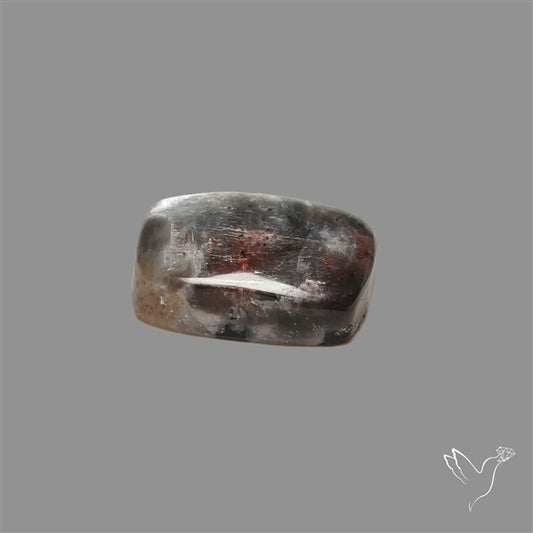 Black Moonstone With Sunstone Inclusions Cabochon