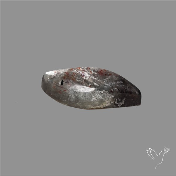 Black Moonstone With Sunstone Inclusions Cabochon