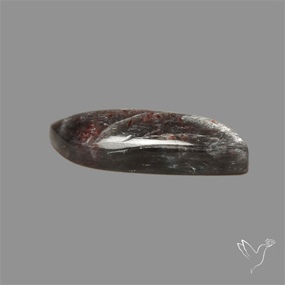 Black Moonstone With Sunstone Inclusions Cabochon