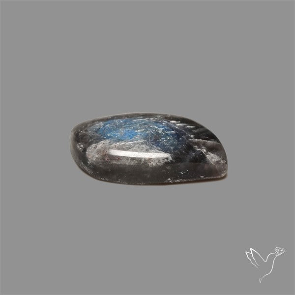 Black Moonstone With Sunstone Inclusions Cabochon