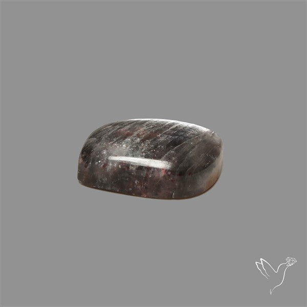 Black Moonstone With Sunstone Inclusions Cabochon