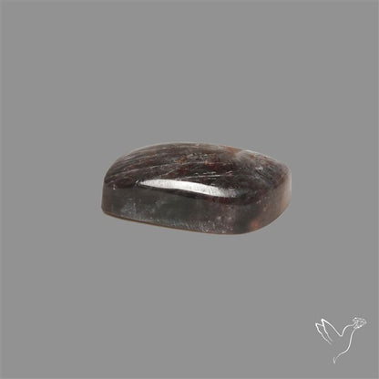Black Moonstone With Sunstone Inclusions Cabochon