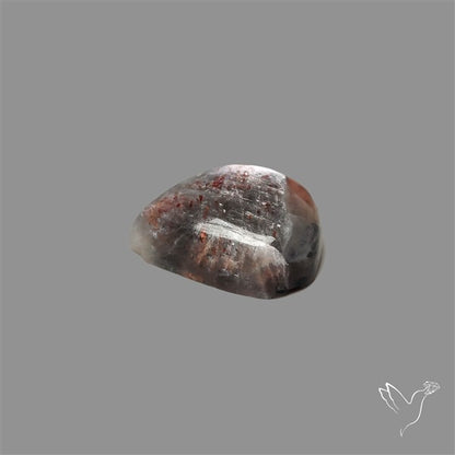 Black Moonstone With Sunstone Inclusions Cabochon