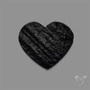 Raw Face Black Tourmaline Heart