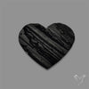Raw Face Black Tourmaline Heart