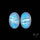 African Blue Moonstone Pair