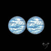 African Blue Moonstone Pair