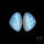 African Blue Moonstone Pair
