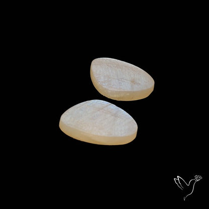 African Blue Moonstone Pair