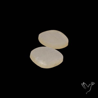 African Blue Moonstone Pair