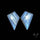 African Blue Moonstone Pair