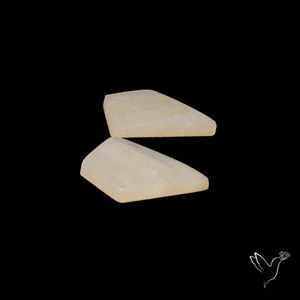 African Blue Moonstone Pair