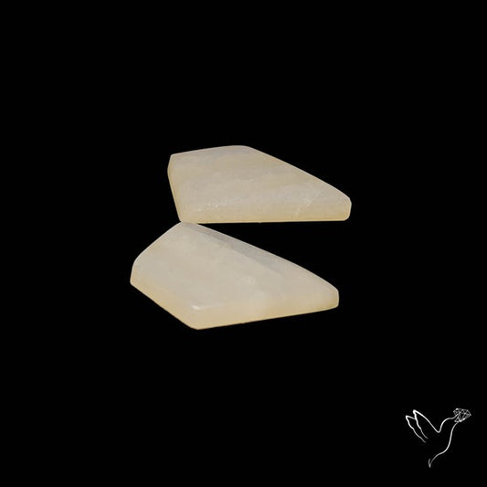 African Blue Moonstone Pair