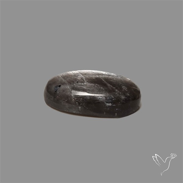 Black Moonstone With Sunstone Inclusions Cabochon
