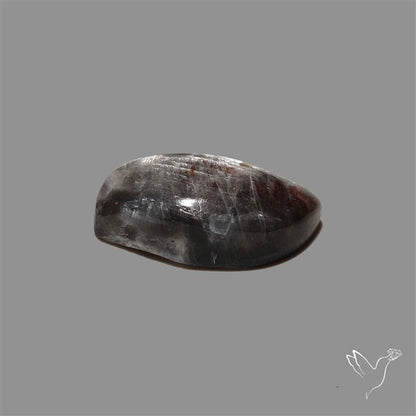 Black Moonstone With Sunstone Inclusions Cabochon