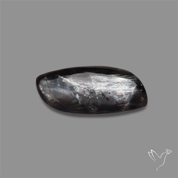 Black Moonstone With Sunstone Inclusions Cabochon