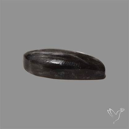 Black Moonstone With Sunstone Inclusions Cabochon