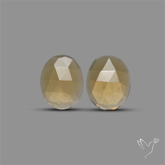 Diaspora Glass Color Shifting Pair Rose Cut