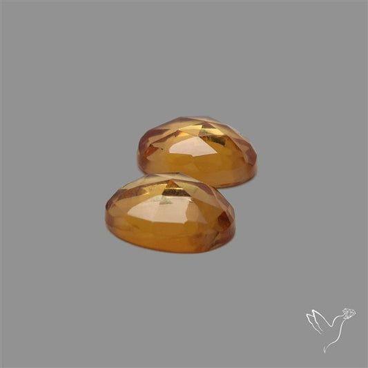 Diaspora Glass Color Shifting Pair Rose Cut