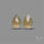 Diaspora Glass Color Shifting Pair Rose Cut