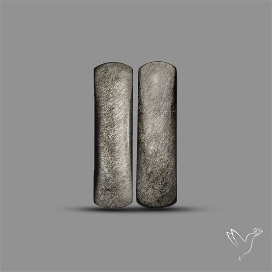 Silversheen Obsidian Pair