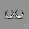 Tahitian Mother Of Pearl Crescents Pair